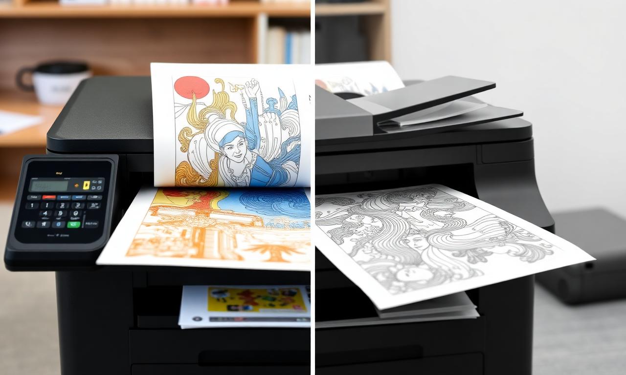 Impressão a cores vs preto e branco — qual escolher?