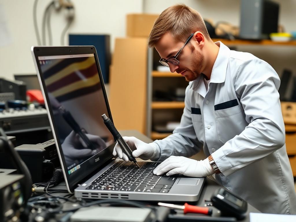 Reparação e manutenção de computadores