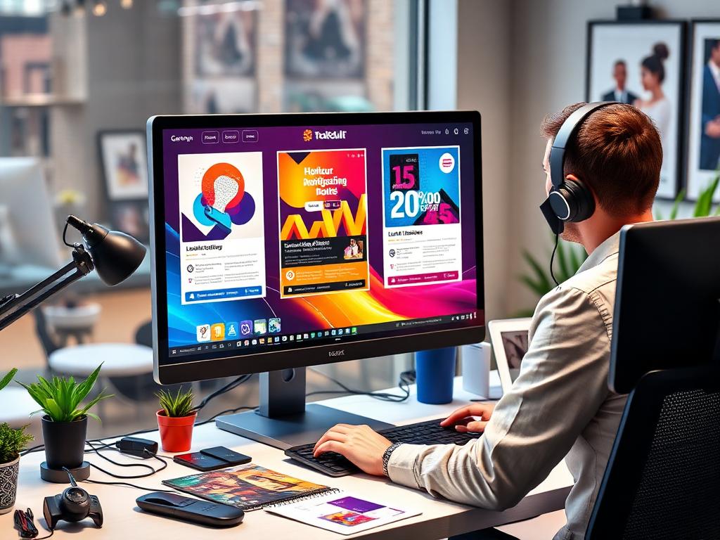 Flyers, cartazes e publicidade